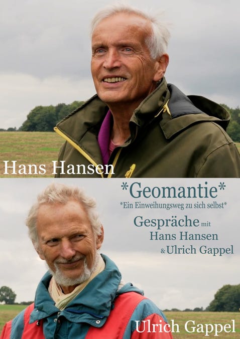 Plakat ©George Inci zu den Interviews mit Hans Hansen und Ulrich Gappel - Geomantie- Ein Einweihungsweg zu sich selbst